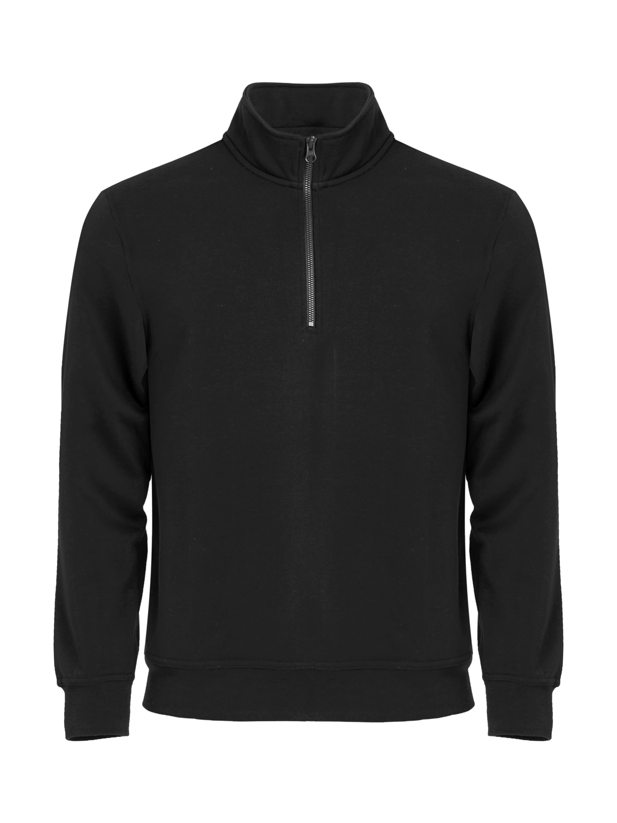 Clique Basic Half Zip – Svart – forside