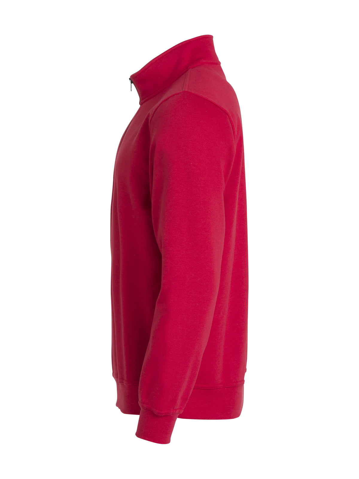 Clique Basic Half Zip – Rød – venstre side