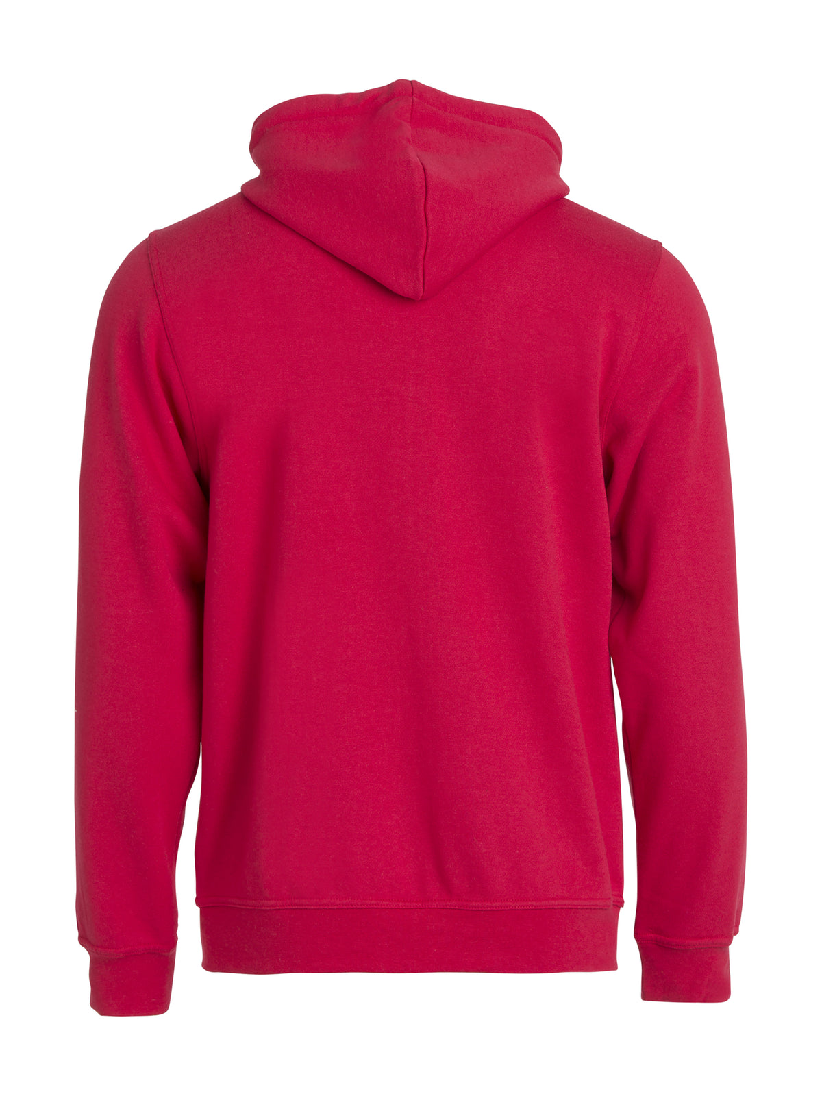 Clique Basic Hoody Full Zip – Rød – bakside