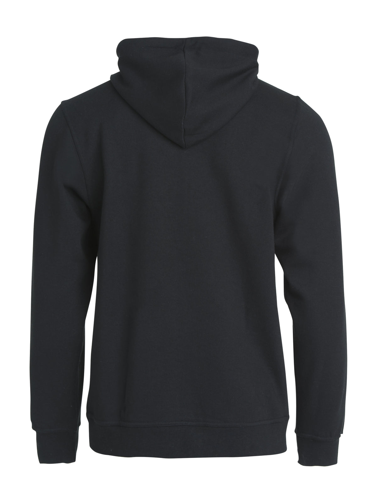 Clique Basic Hoody Full Zip – Svart – bakside