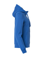 Clique Basic Hoody Full Zip – dame – Kongeblå – høyre side