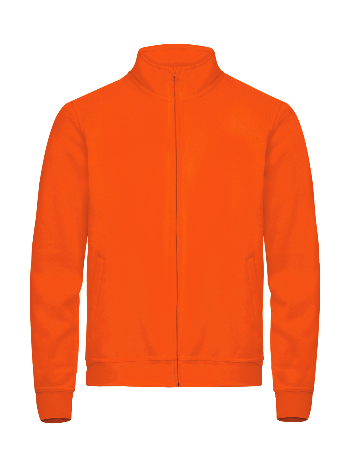 Clique Basic Cardigan – Signaloransje – forside