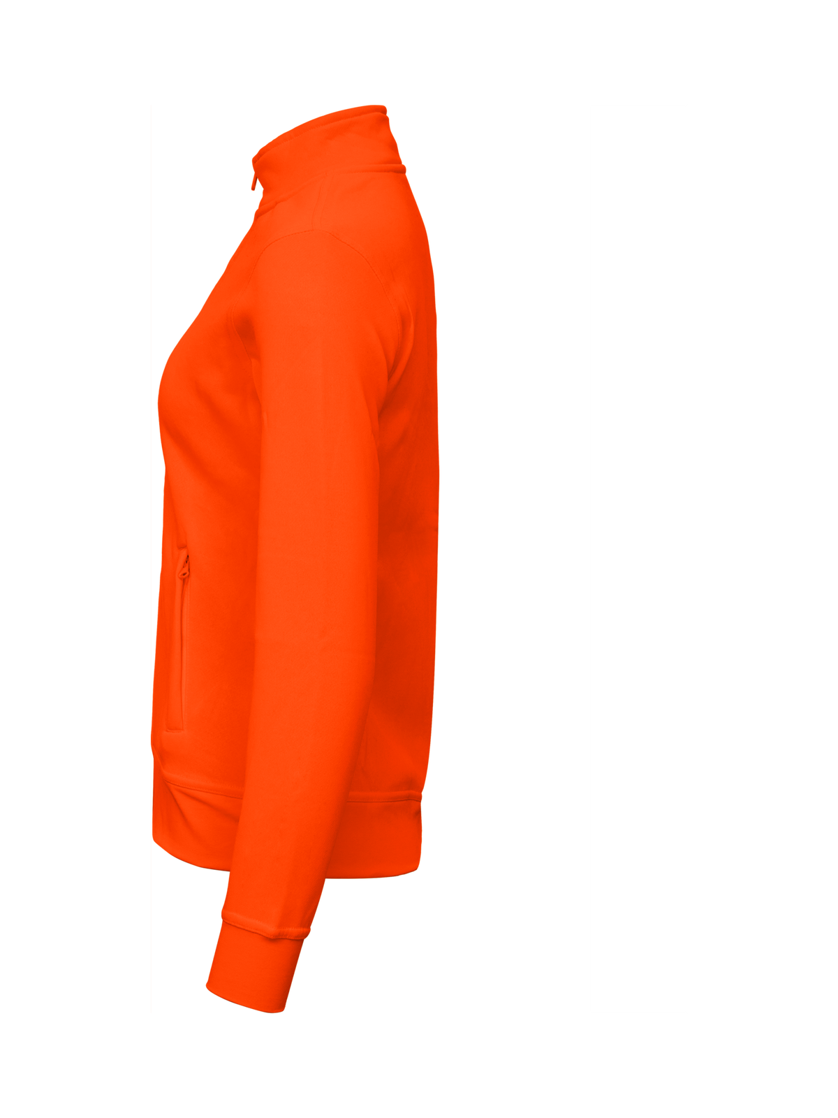 Clique Basic Cardigan – dame – Signaloransje – venstre side