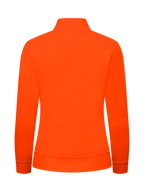 Clique Basic Cardigan – dame – Signaloransje – bakside