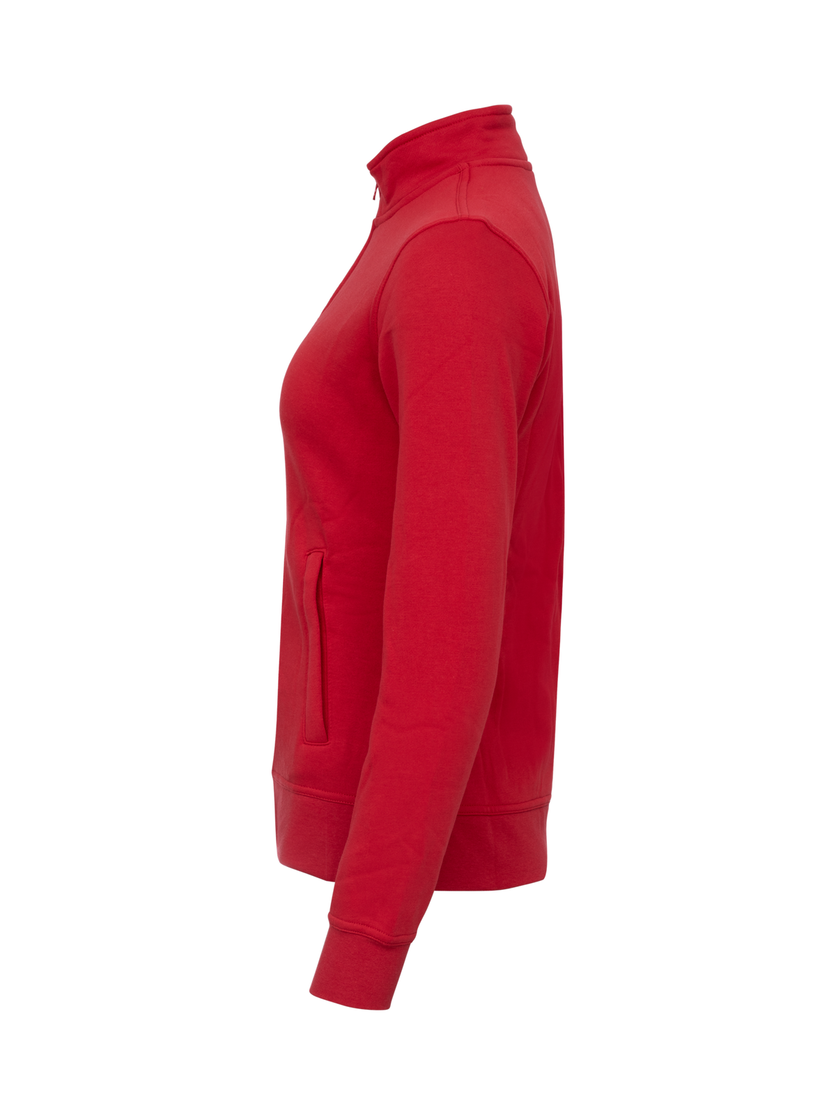 Clique Basic Cardigan – dame – Rød – venstre side