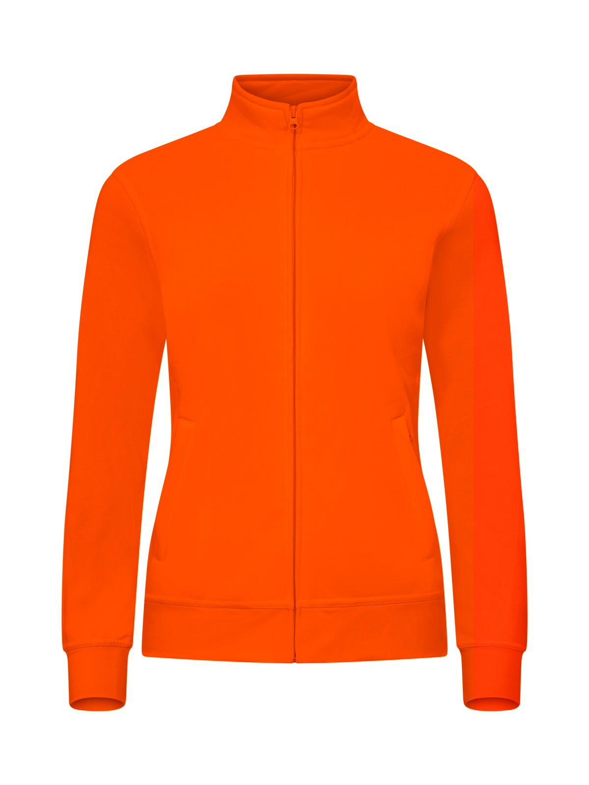 Clique Basic Cardigan – dame – Signaloransje – forside