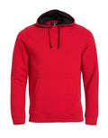 Clique Classic Hoody – Rød – forside