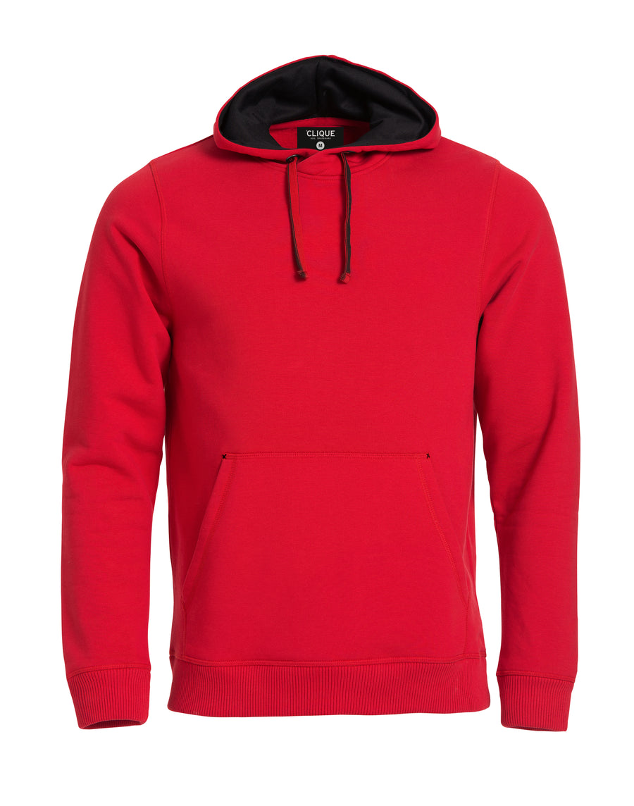 Clique Classic Hoody – Rød – forside