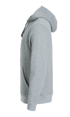 Clique Classic Hoody – Gråmelert – venstre side