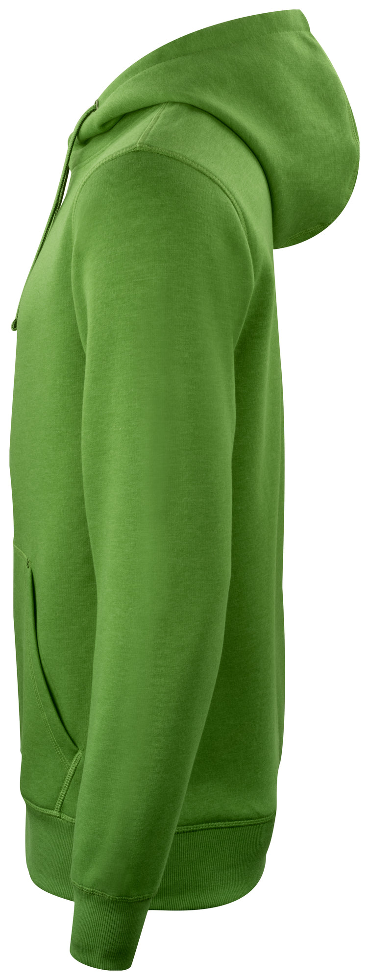 Clique Classic Hoody – Grønnmelert – venstre side