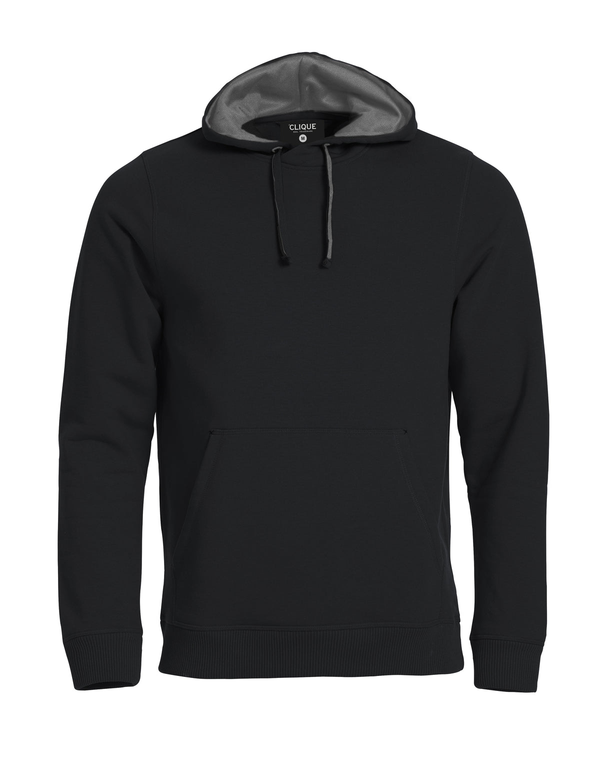 Clique Classic Hoody – Svart – forside