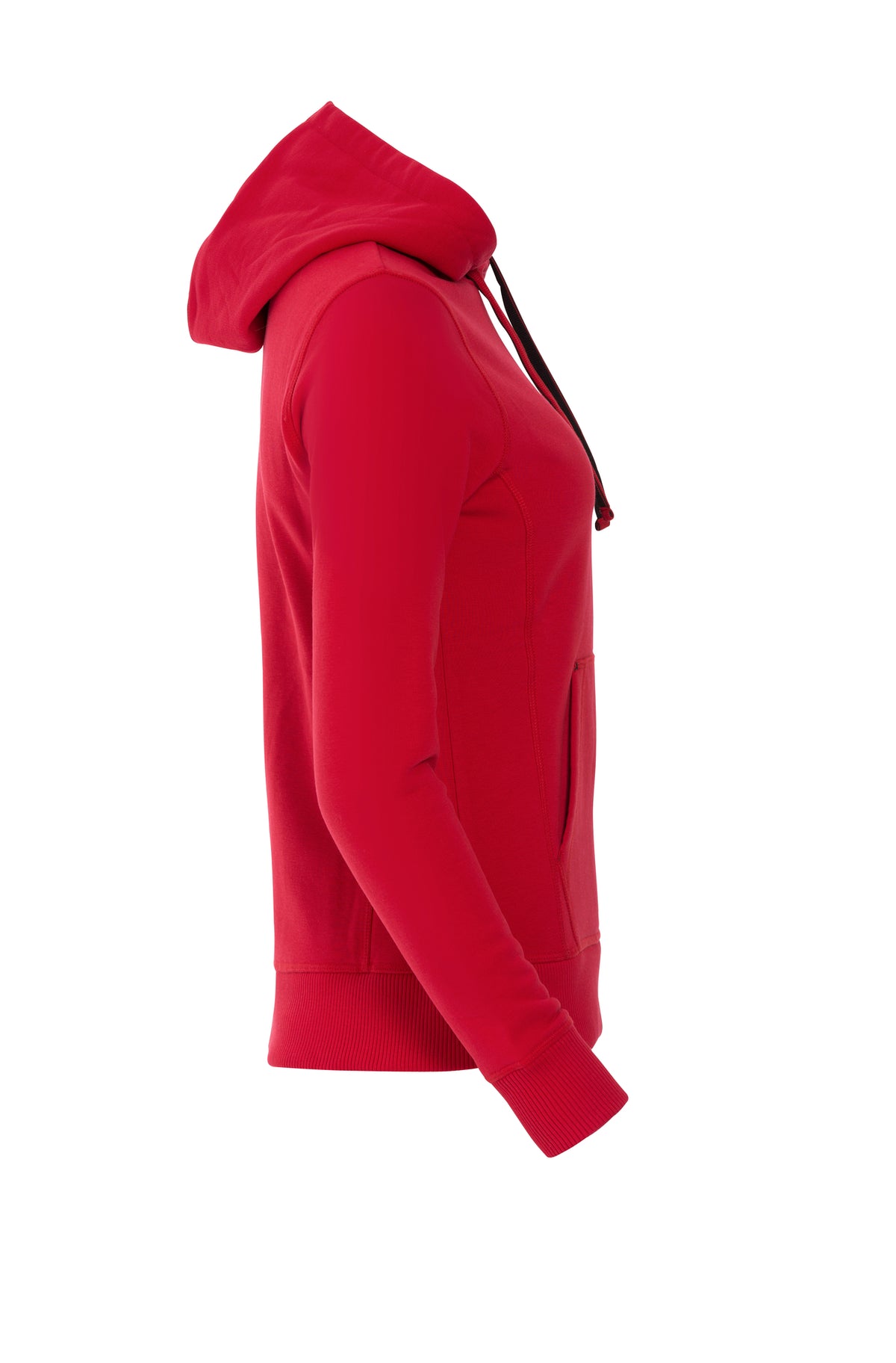 Clique Classic Hoody – dame – Rød – høyre side