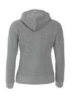 Clique Classic Hoody – dame – Gråmelert – bakside
