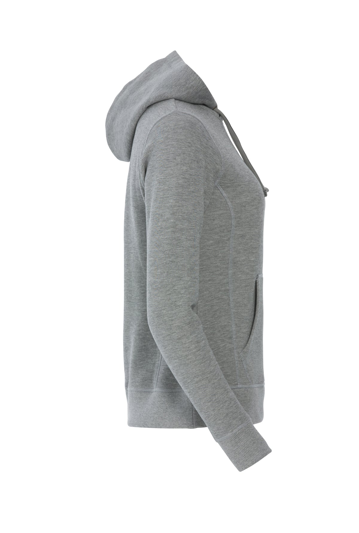 Clique Classic Hoody – dame – Gråmelert – høyre side