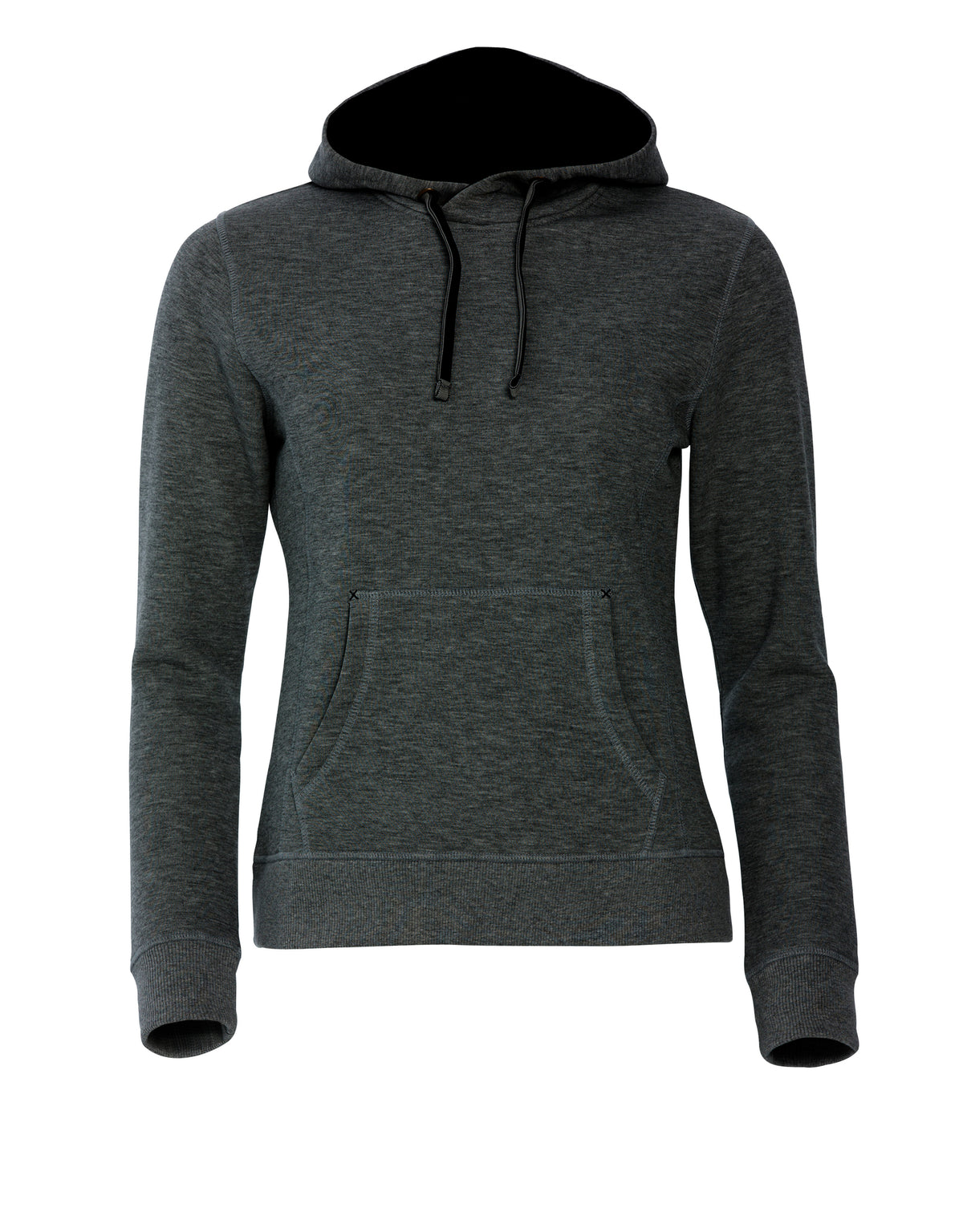 Clique Classic Hoody – dame – Antrasittmelert – forside