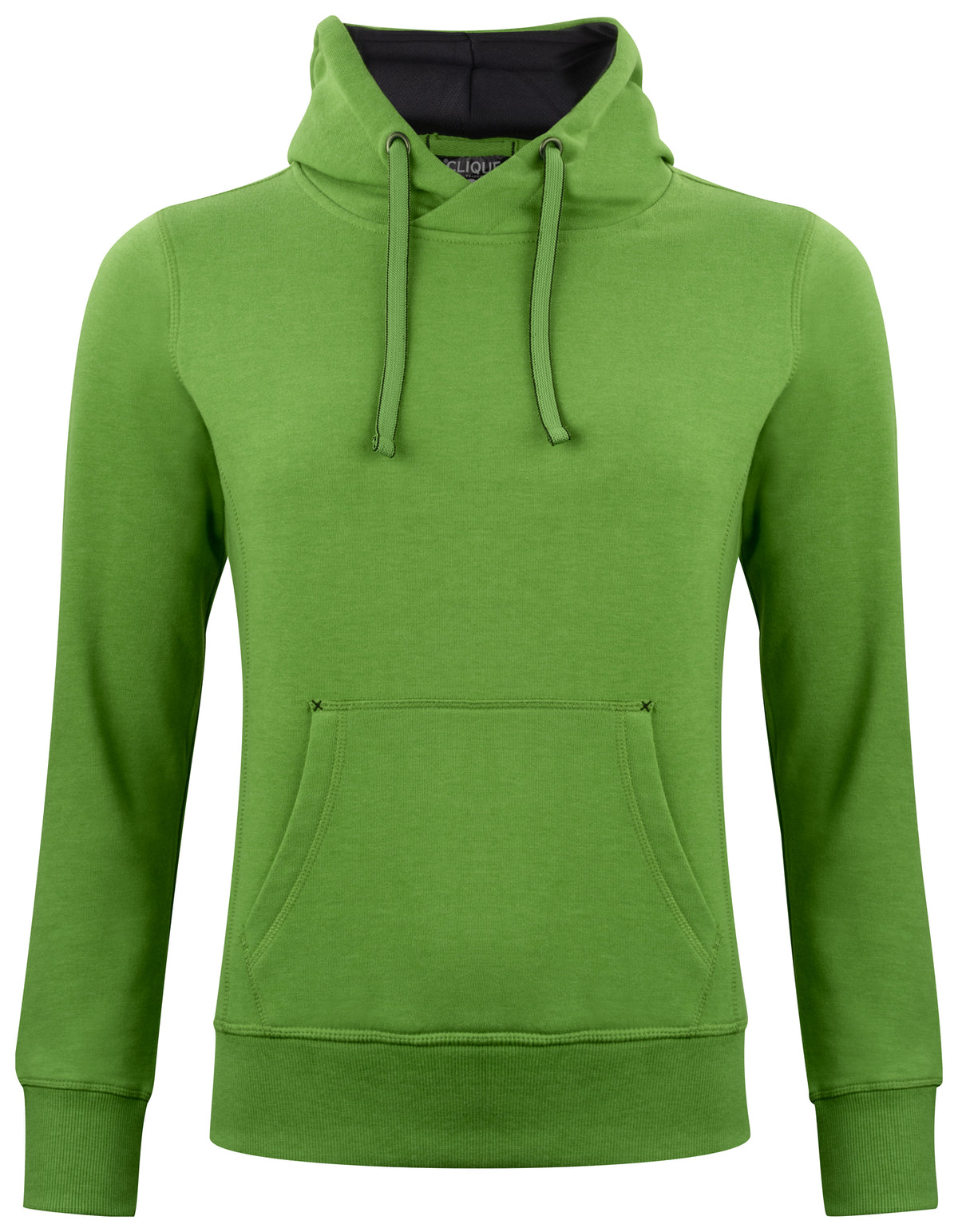 Clique Classic Hoody – dame – Grønnmelert – forside