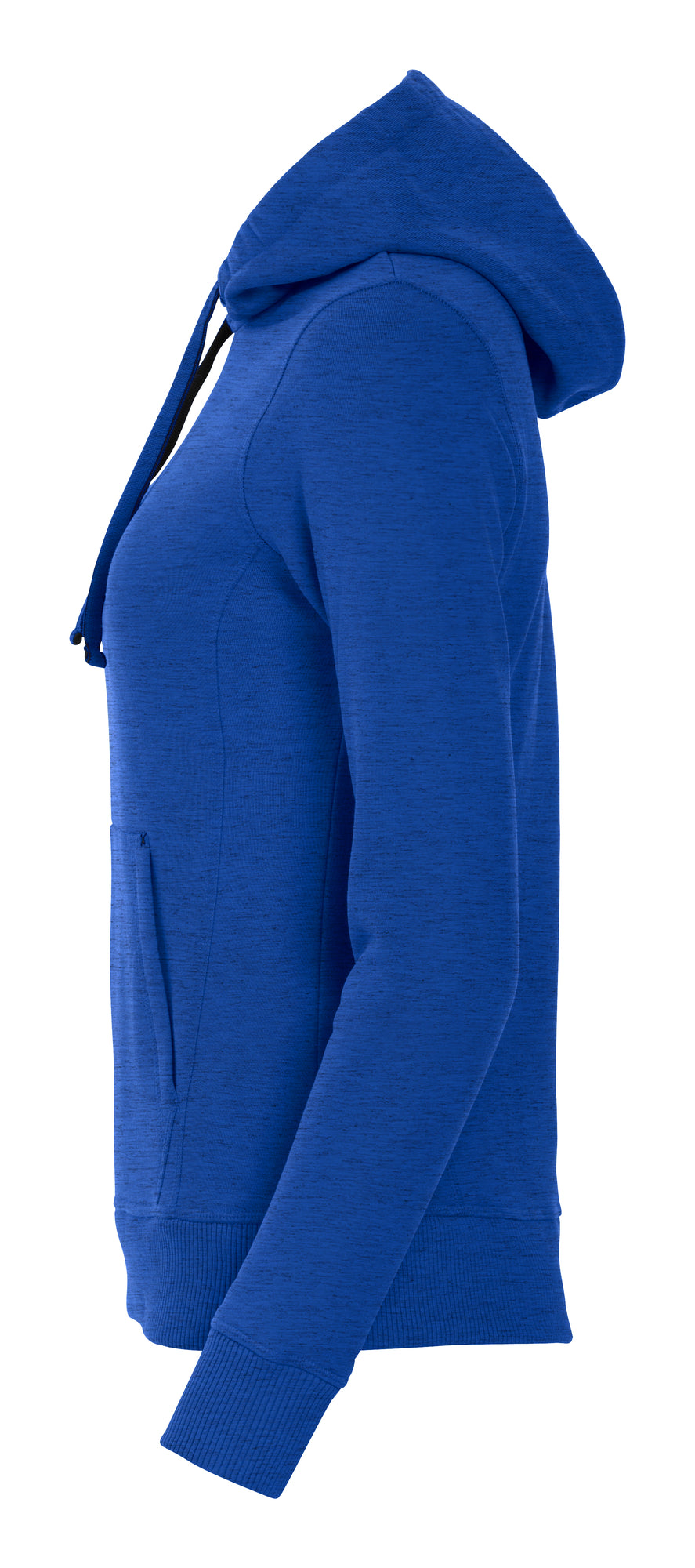 Clique Classic Hoody – dame – Kongeblå – venstre side