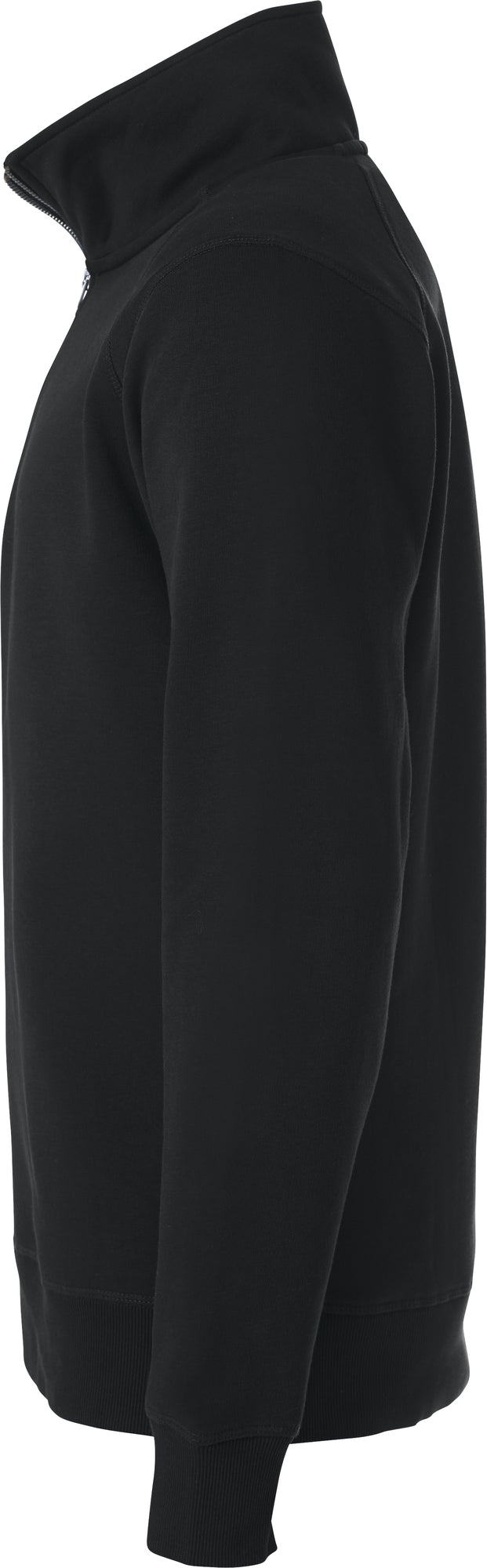 Clique Classic Half Zip – Svart – venstre side