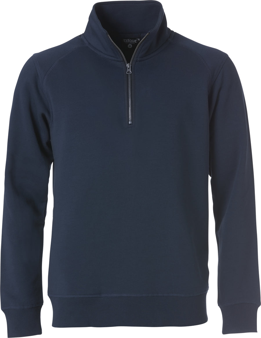 Clique Classic Half Zip – Mørk marineblå – forside