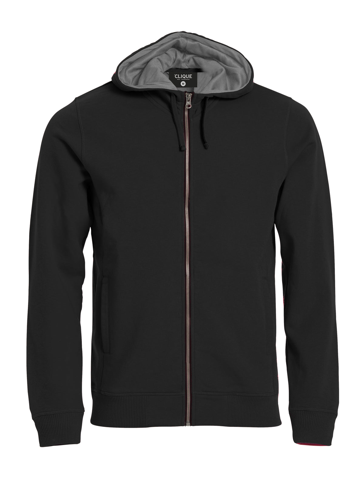 Clique Classic Hoody Full Zip – Svart – forside
