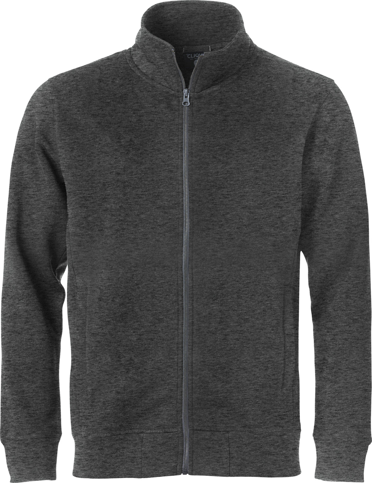 Clique Classic Cardigan – Antrasittmelert – forside