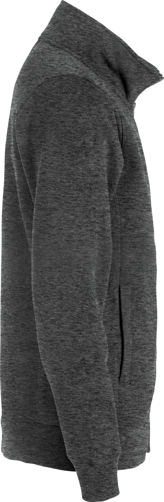 Clique Classic Cardigan – Antrasittmelert – høyre side
