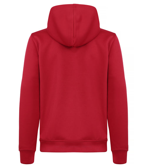 Clique Basic Active Hoody – junior – Rød – bakside