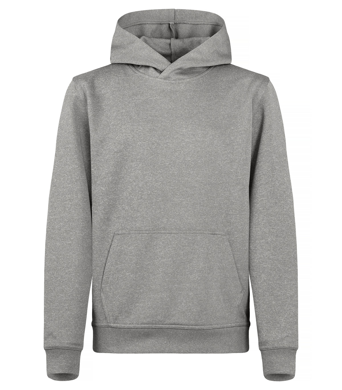 Clique Basic Active Hoody – junior – Gråmelert – forside