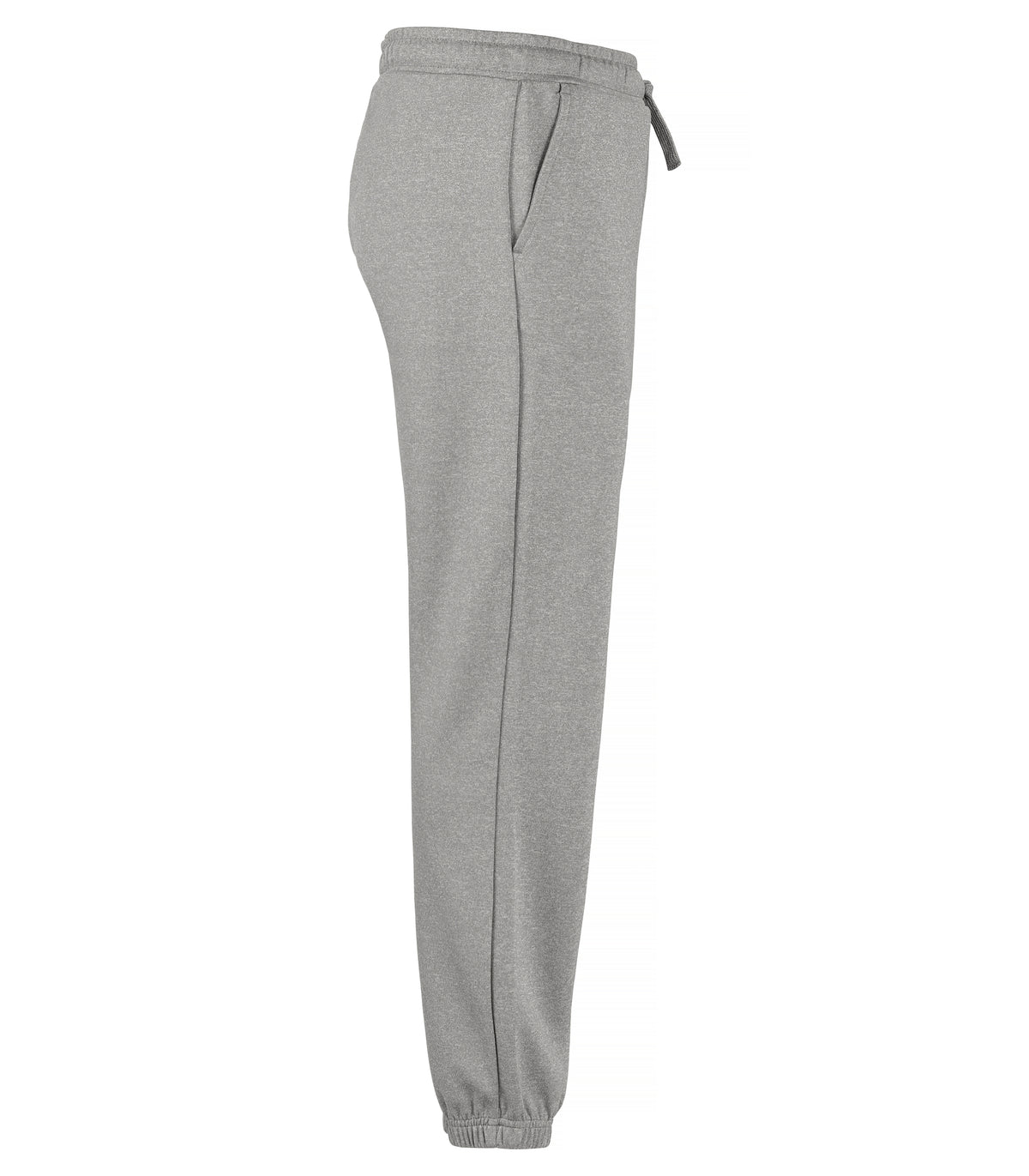 Clique Basic Active Pants – junior – Gråmelert – høyre side
