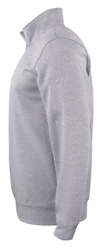 Clique Basic Active Half Zip – junior – Gråmelert – venstre side