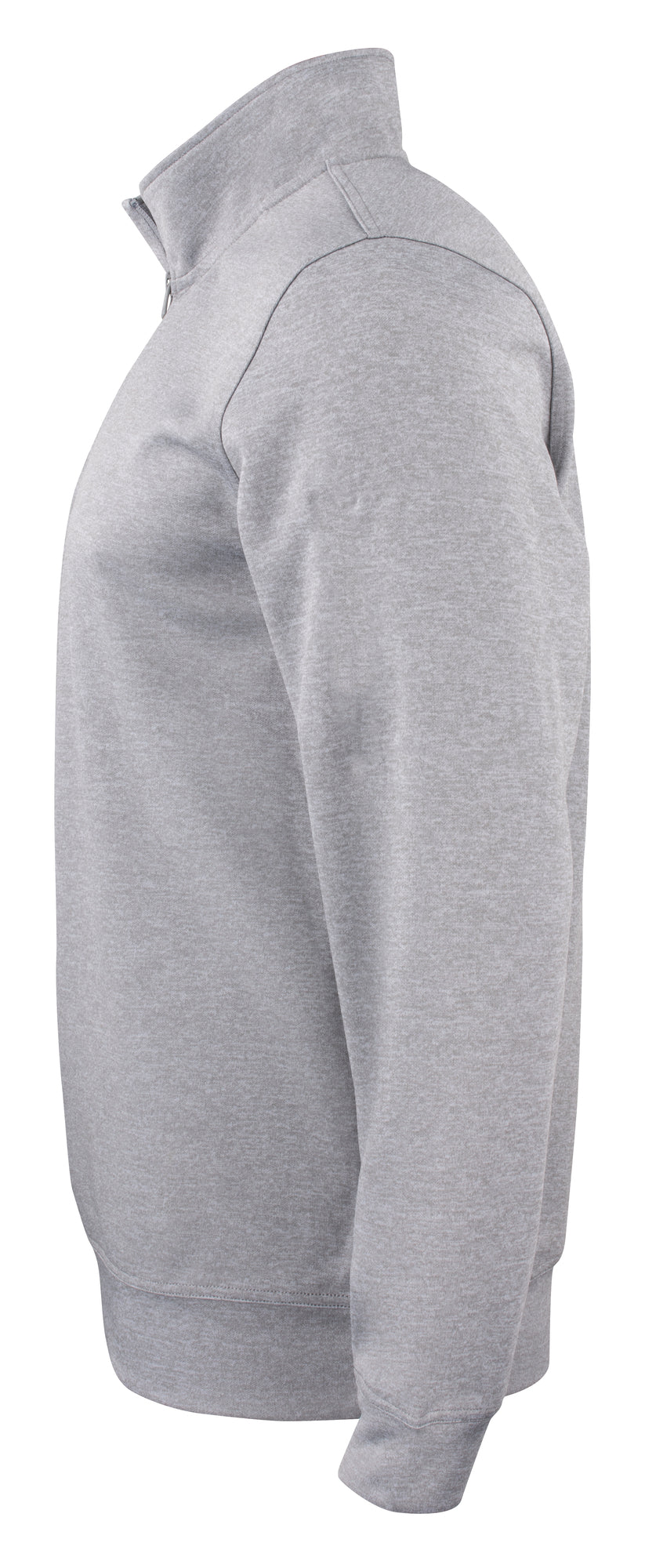 Clique Basic Active Half Zip – junior – Gråmelert – venstre side