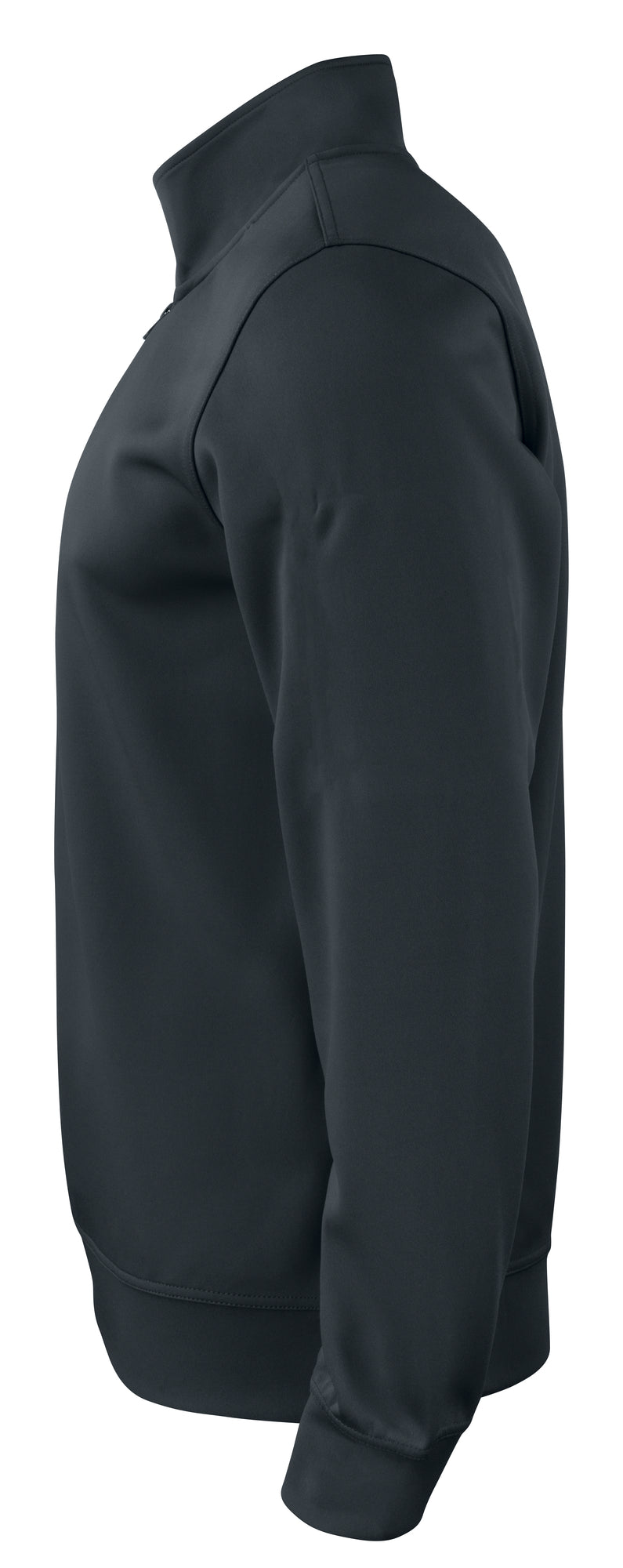 Clique Basic Active Half Zip – junior – Svart – venstre side