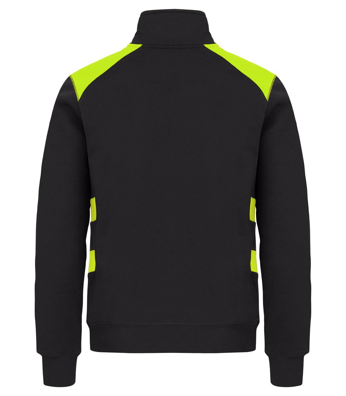 Clique Ambition Half Zip – Signalgul – bakside