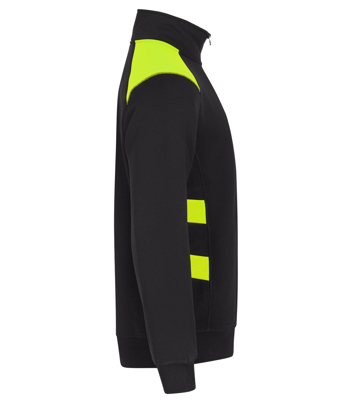 Clique Ambition Half Zip – Signalgul – høyre side