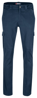 Clique Cargo Pocket Stretch – Mørk marineblå – forside