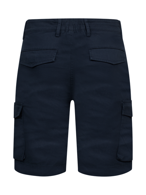 Clique Cargo Shorts – Mørk marineblå – bakside
