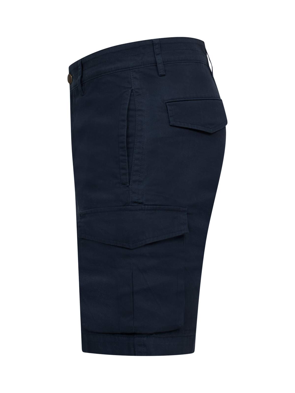 Clique Cargo Shorts – Mørk marineblå – venstre side