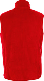 Clique Basic Polar Fleece Vest – Rød – bakside