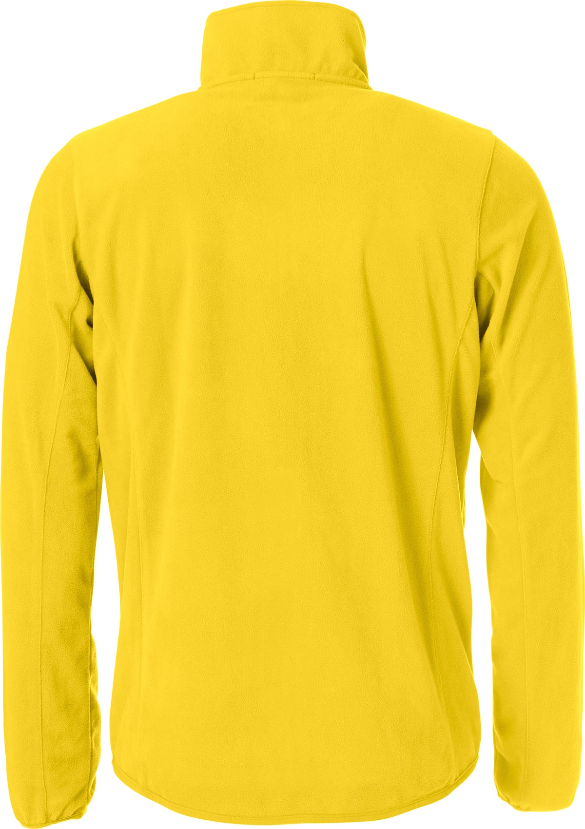 Clique Basic Micro Fleece Jacket – Gul – bakside