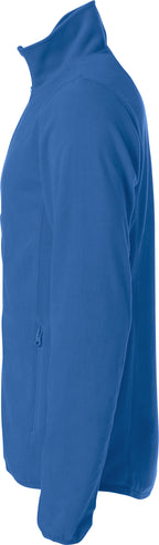 Clique Basic Micro Fleece Jacket – Kongeblå – venstre side