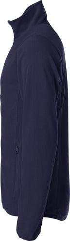 Clique Basic Micro Fleece Jacket – Mørk marineblå – venstre side