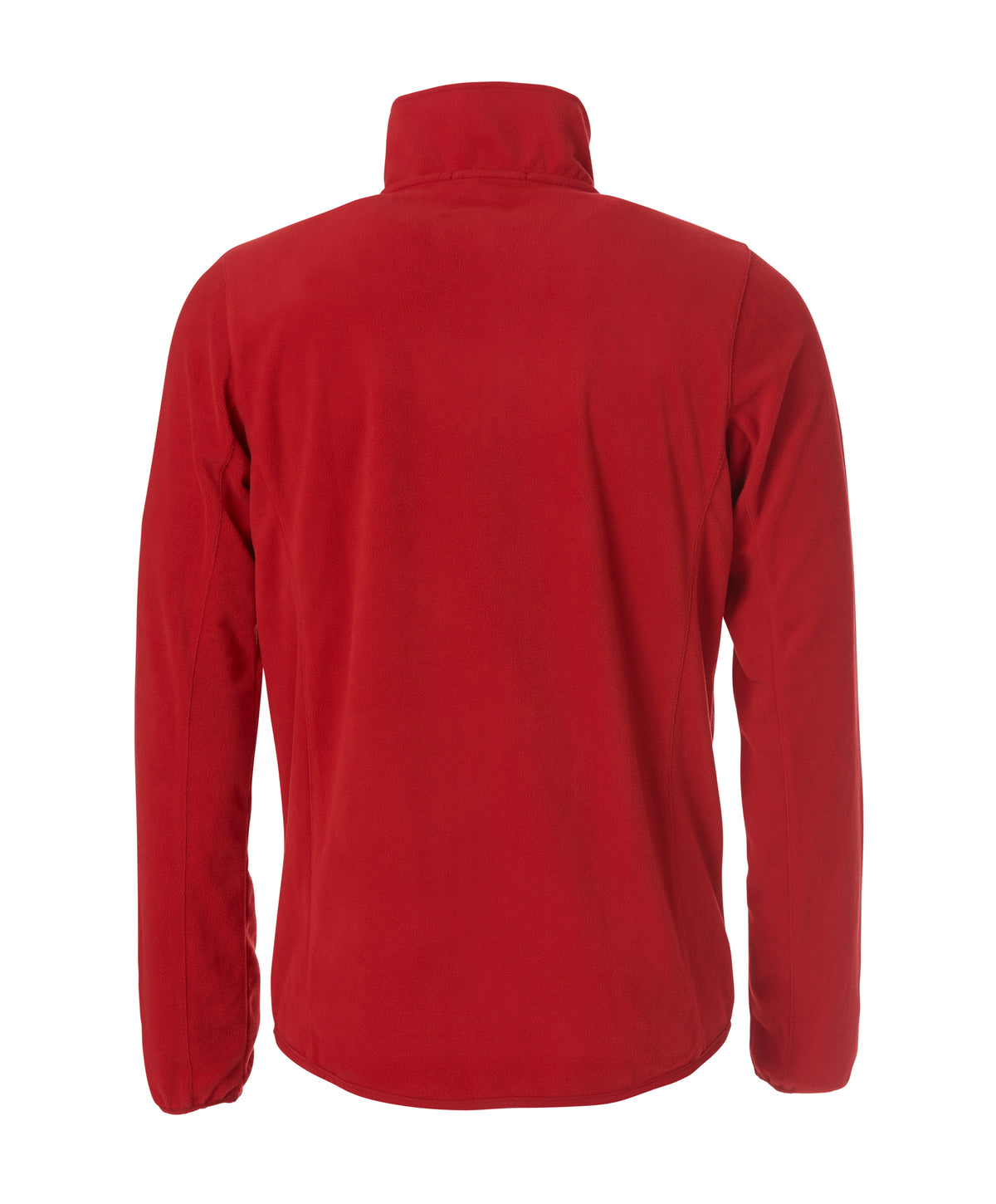 Clique Basic Micro Fleece Jacket – Rød – bakside