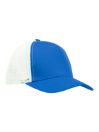 Clique Trucker Cap – Kongeblå / Hvit – detalj
