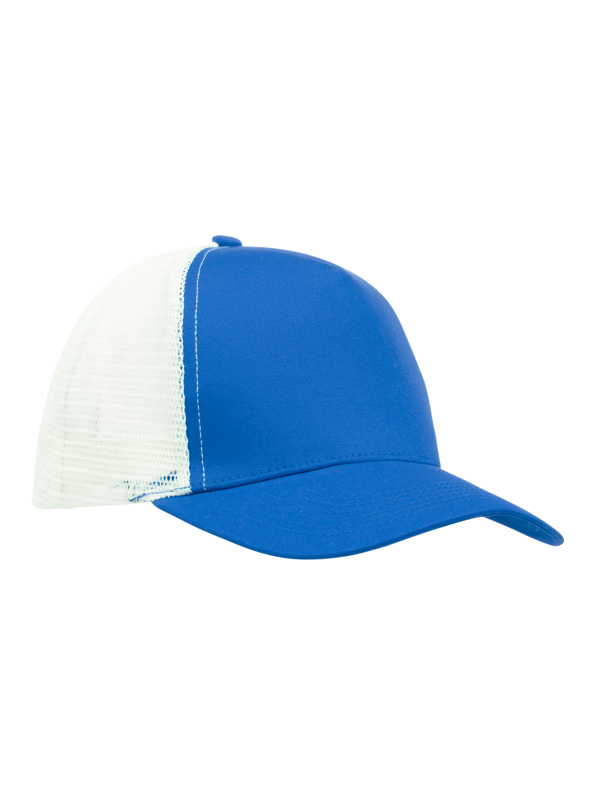 Clique Trucker Cap – Kongeblå / Hvit – detalj