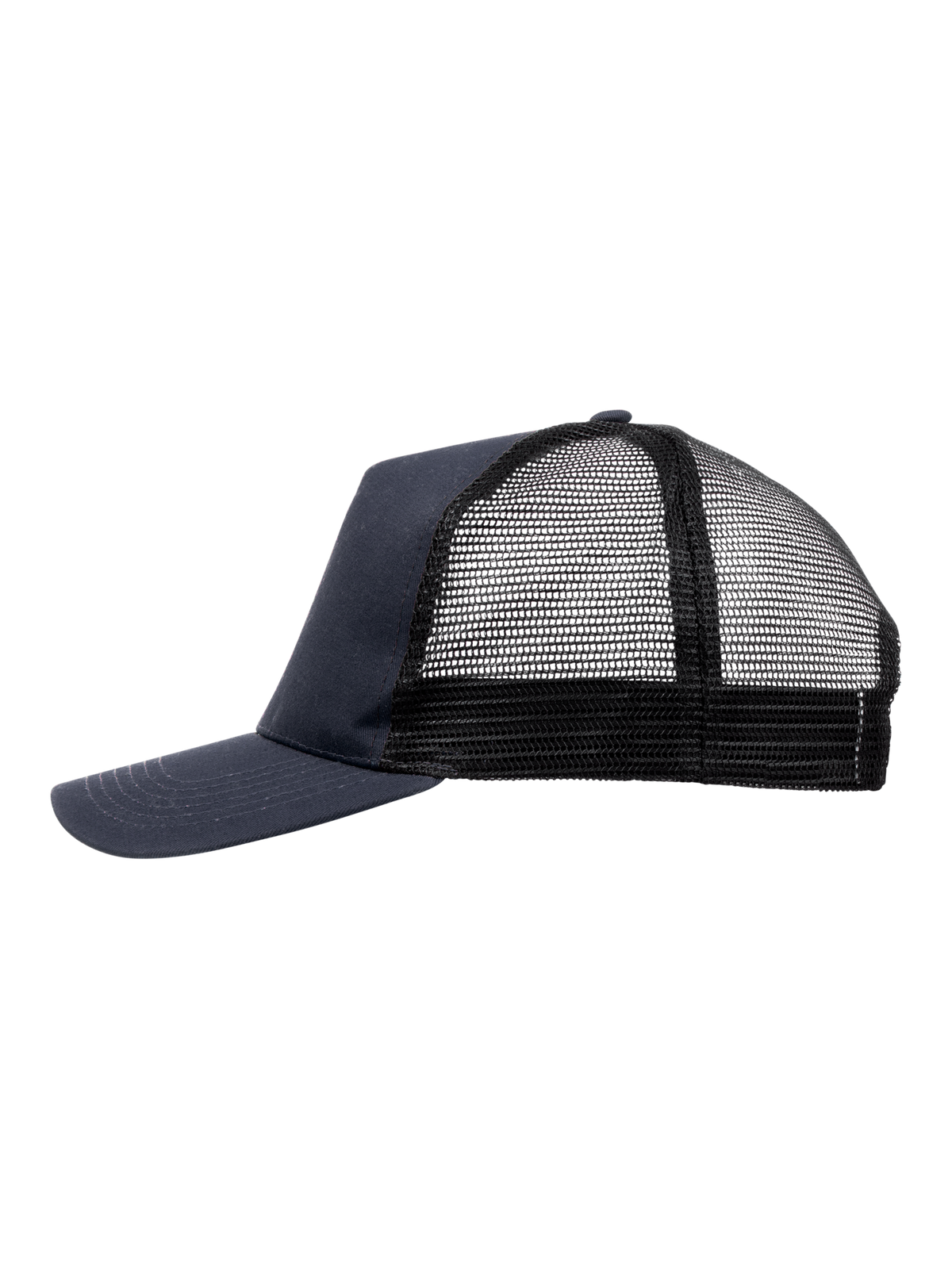 Clique Trucker Cap – Mørk marineblå / Svart – venstre side