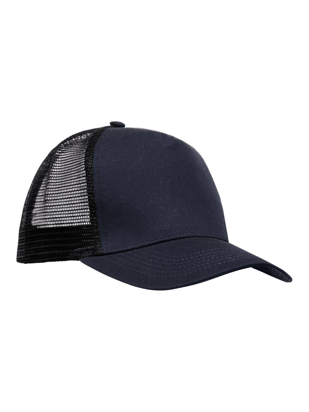 Clique Trucker Cap – Mørk marineblå / Svart – detalj