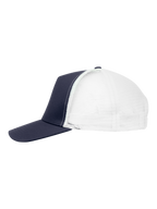 Clique Trucker Cap – Mørk marineblå / Hvit – venstre side