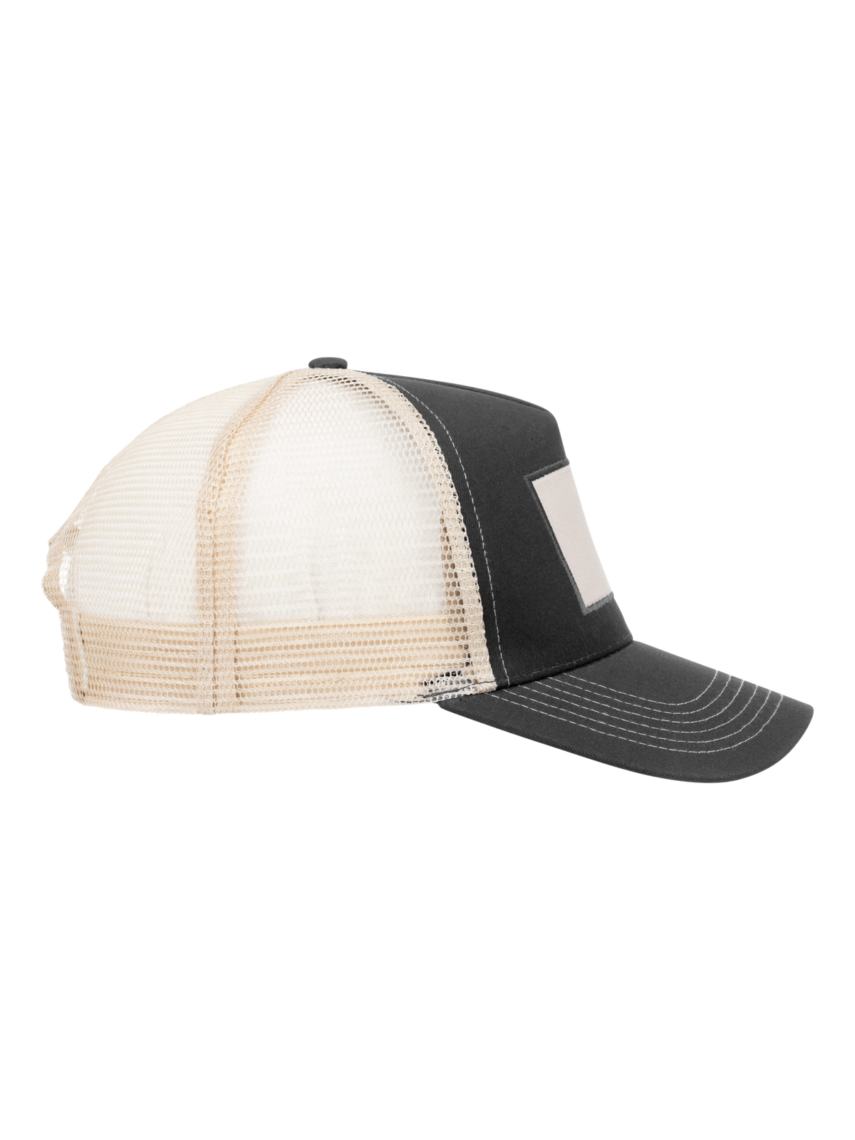 Clique Trucker Patch Cap – Metallgrå – høyre side