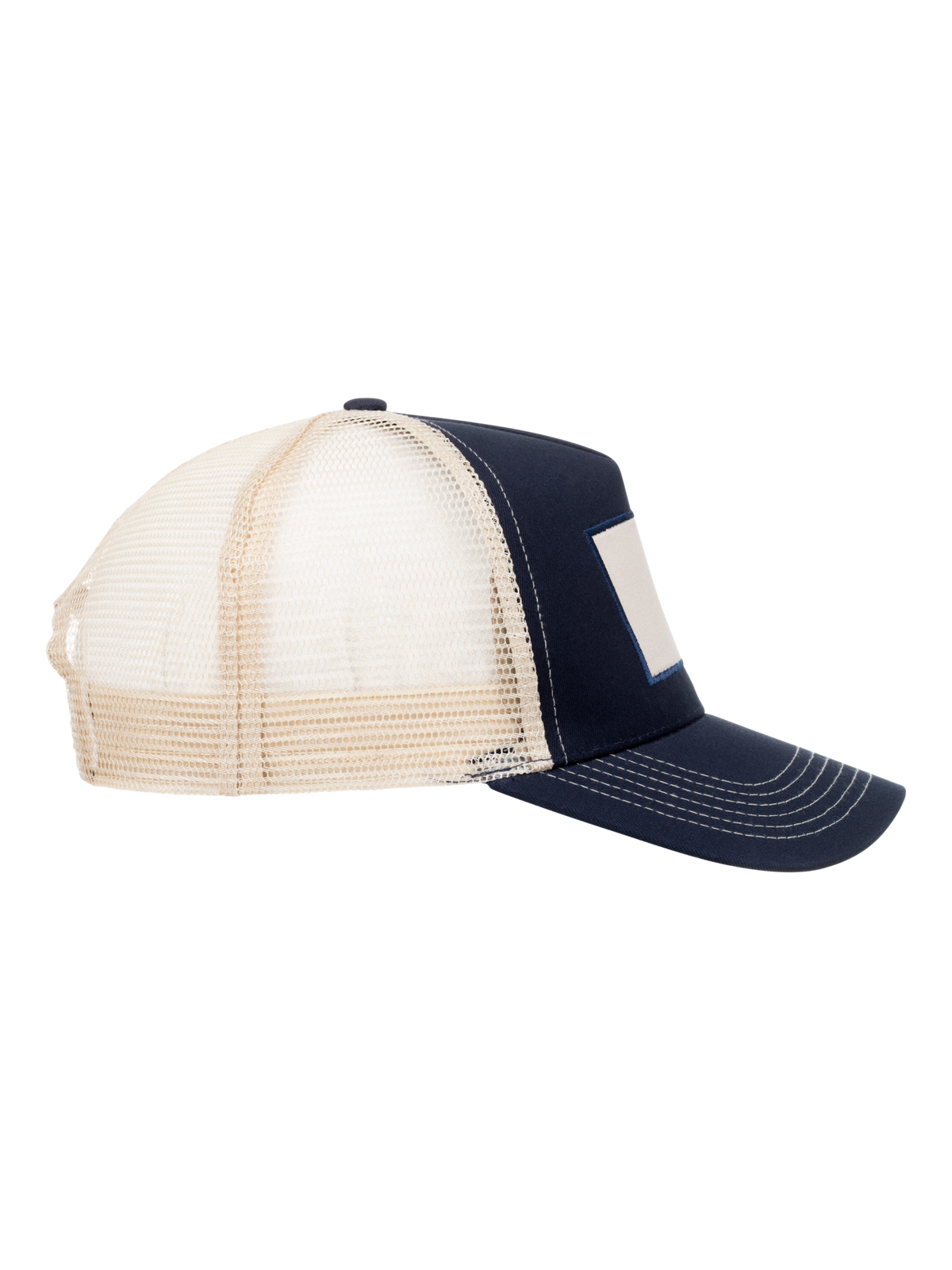 Clique Trucker Patch Cap – Mørk marineblå – høyre side