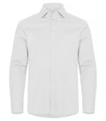 Clique Stretch Shirt L/S – Hvit – forside